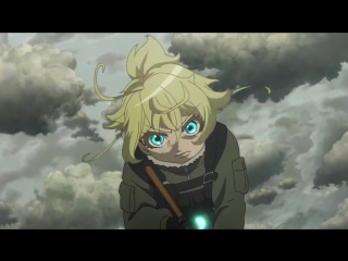 [shiza] military chronicle of a teen girl / youjo senki tv - episode 9 [mvo] [2017] [russian dub]