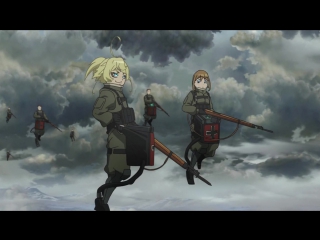 [shiza] military chronicle of a teen girl / youjo senki tv - episode 6 5 [mvo] [2017] [russian dub]