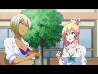 [shiza] my first gyaru / hajimete no gal tv - episode 4 [mvo] [2017] [russian dub]