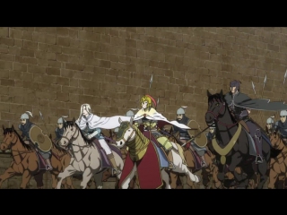 [shiza] the legend of arslan (season 1) / arslan senki tv - episode 24 [mvo] [2015] [russian dub]