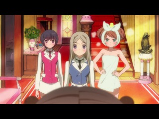 [shiza] bear storm, lily storm / yuri kuma arashi tv - episode 2 [mvo] [2015] [russian dubbed]