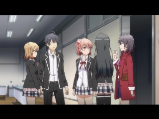 [shiza] life is a love movie, but something is not right (season 2) / oregairu 2 tv2 - episode 11 [elrid oni] [2015] [russian dub]